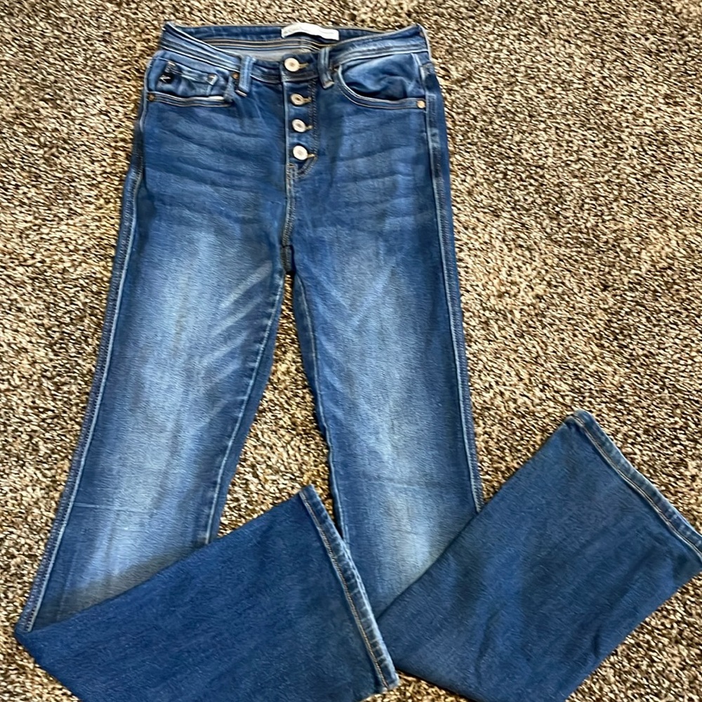 Kankan jeans sz 24. Button fly.